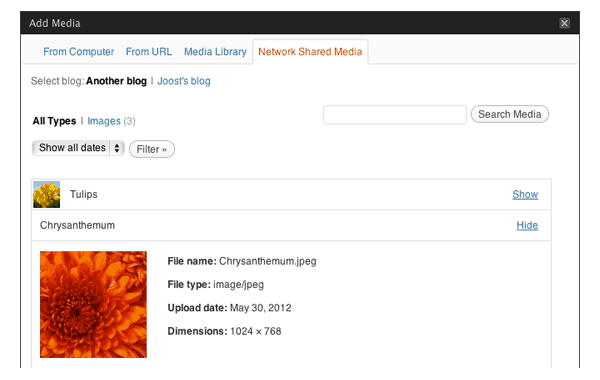 network-shared-media