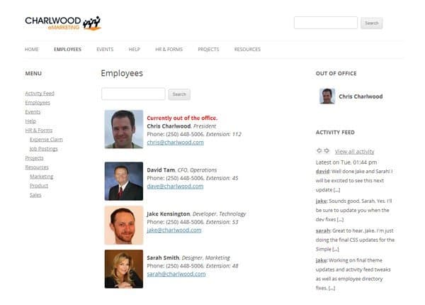 simple-intranet-directory