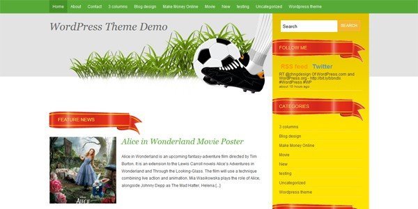 Spakball-the-Football-WordPress-Theme