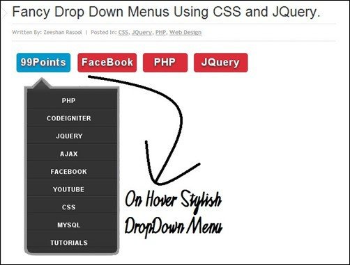Fancy-Drop-Down-Menus-Using-CSS