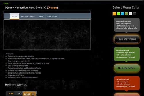 jQuery-Menu-Navigation-Style-Orange