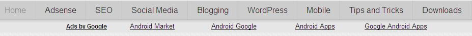 ads-under-nav-menu-wordpress