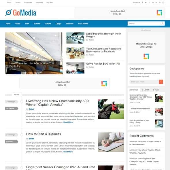 gomedia-techcrunch-theme
