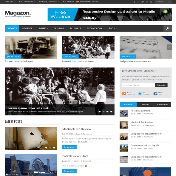 Magazon-WordPress-Theme