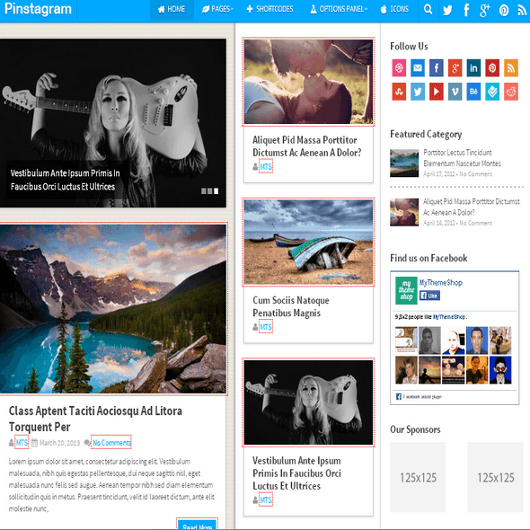 Pinstagram-mashable-like-theme