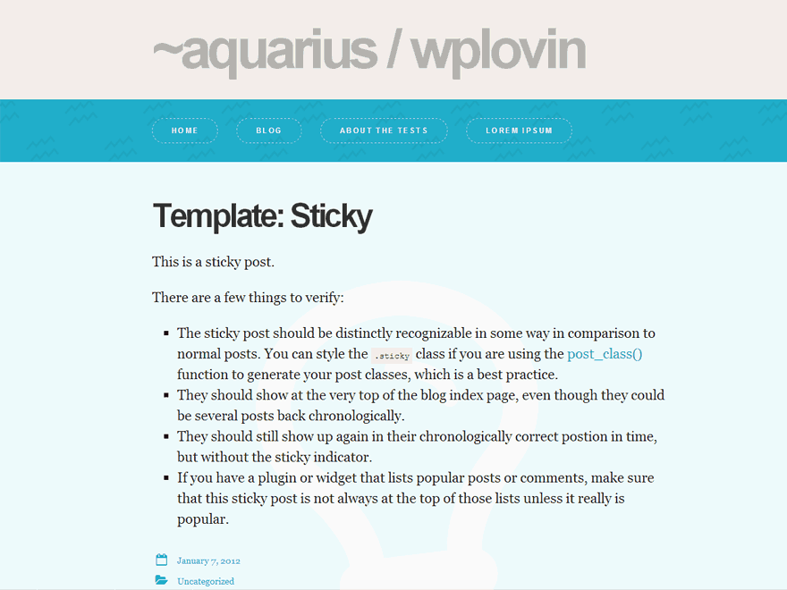 aquarius