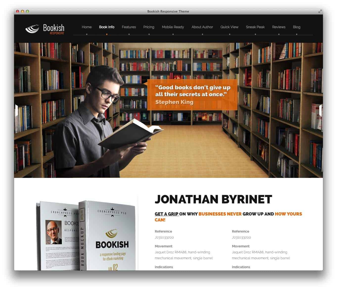 bookish-wp-theme