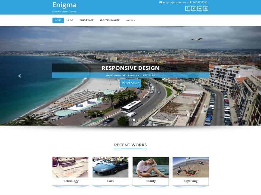 Enigma-WP-Theme