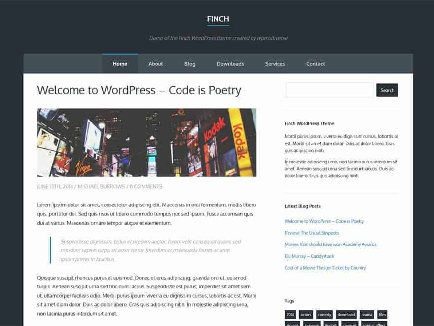 Finch-WP-Theme