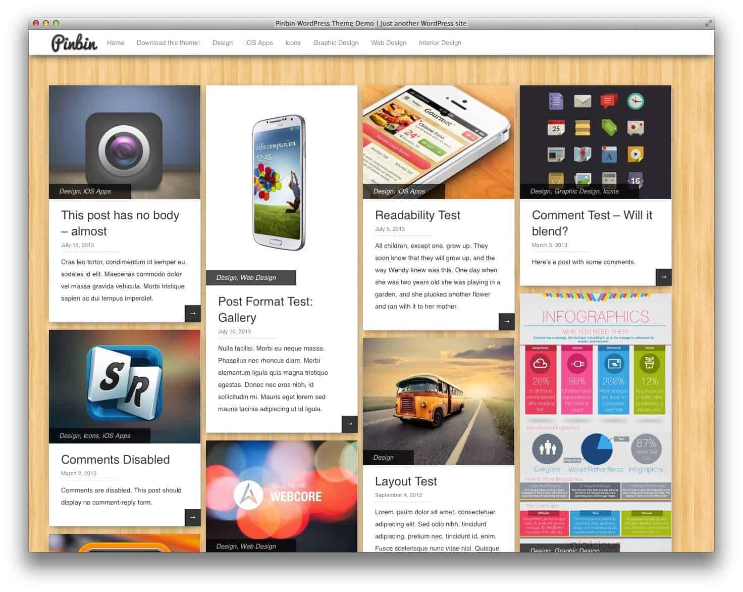 pinbin-wordpress-theme