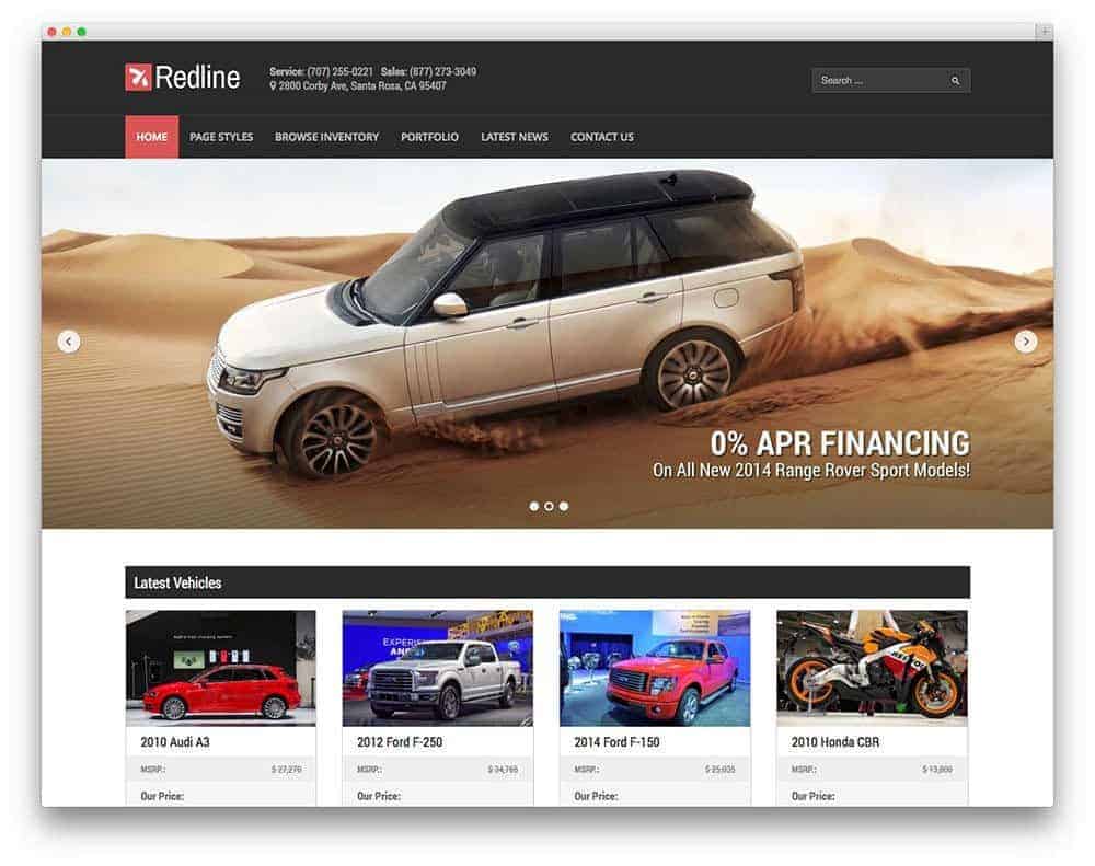 redline-car-dealer-theme