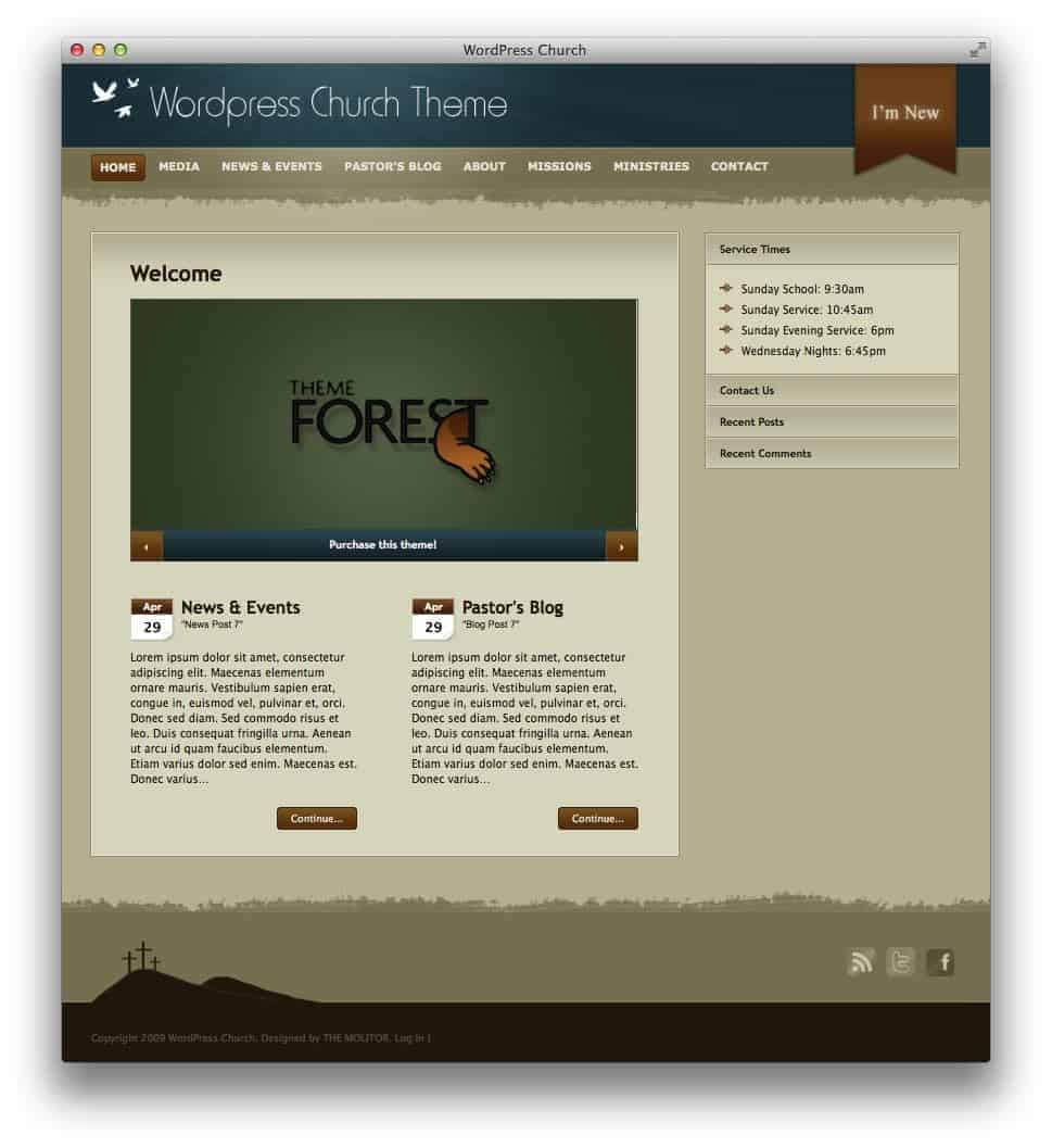 wordpress-church