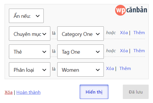 an-hien-cac-widget-voi-plugin-wpcb-widget-visibility