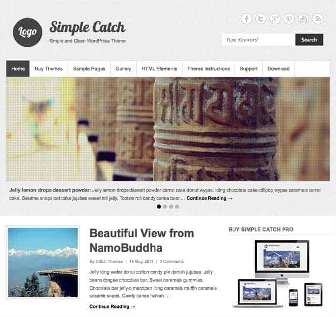 Simple-Catch-WP-Theme