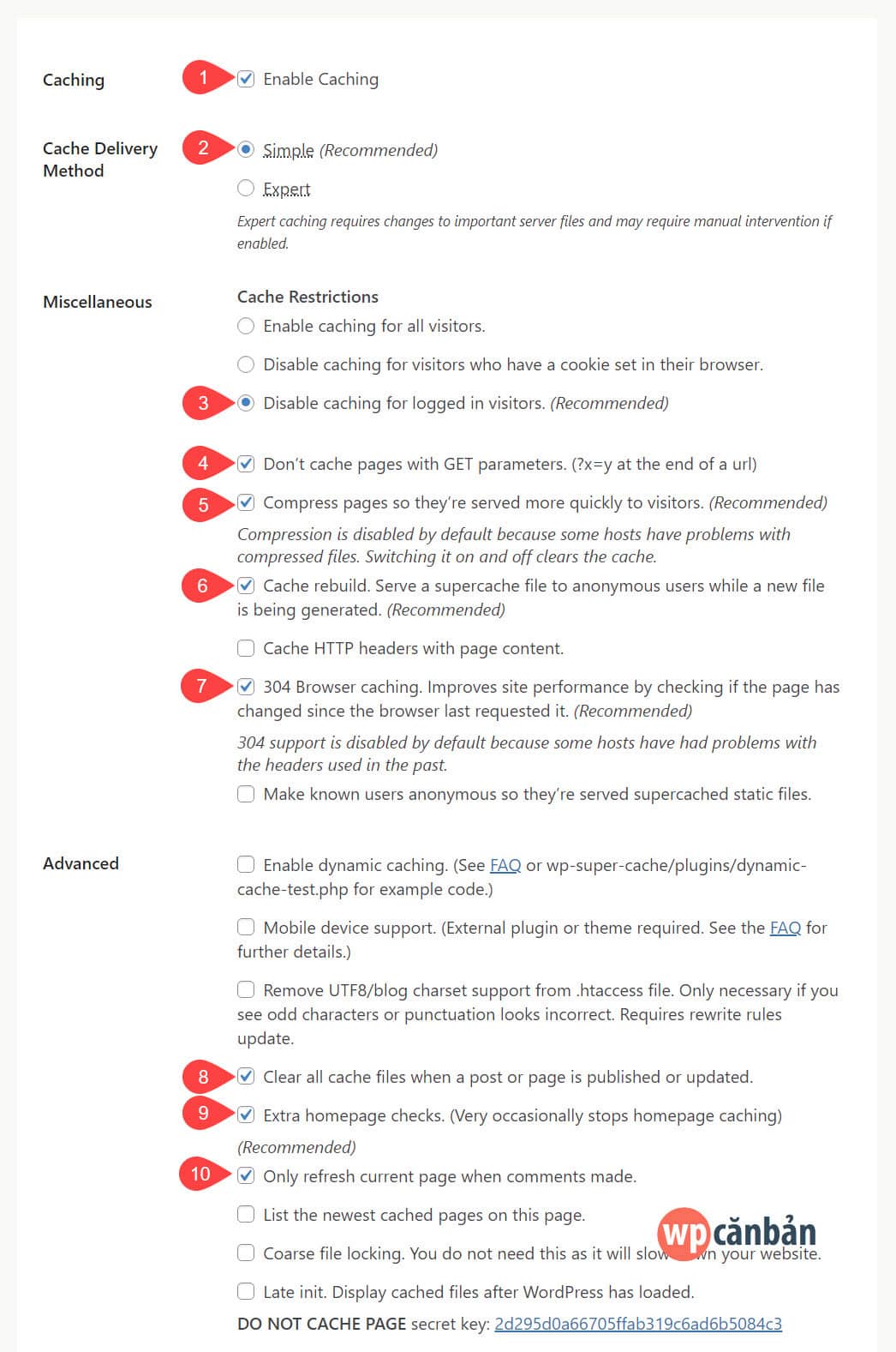 thiet-lap-tab-advanced-wp-super-cache