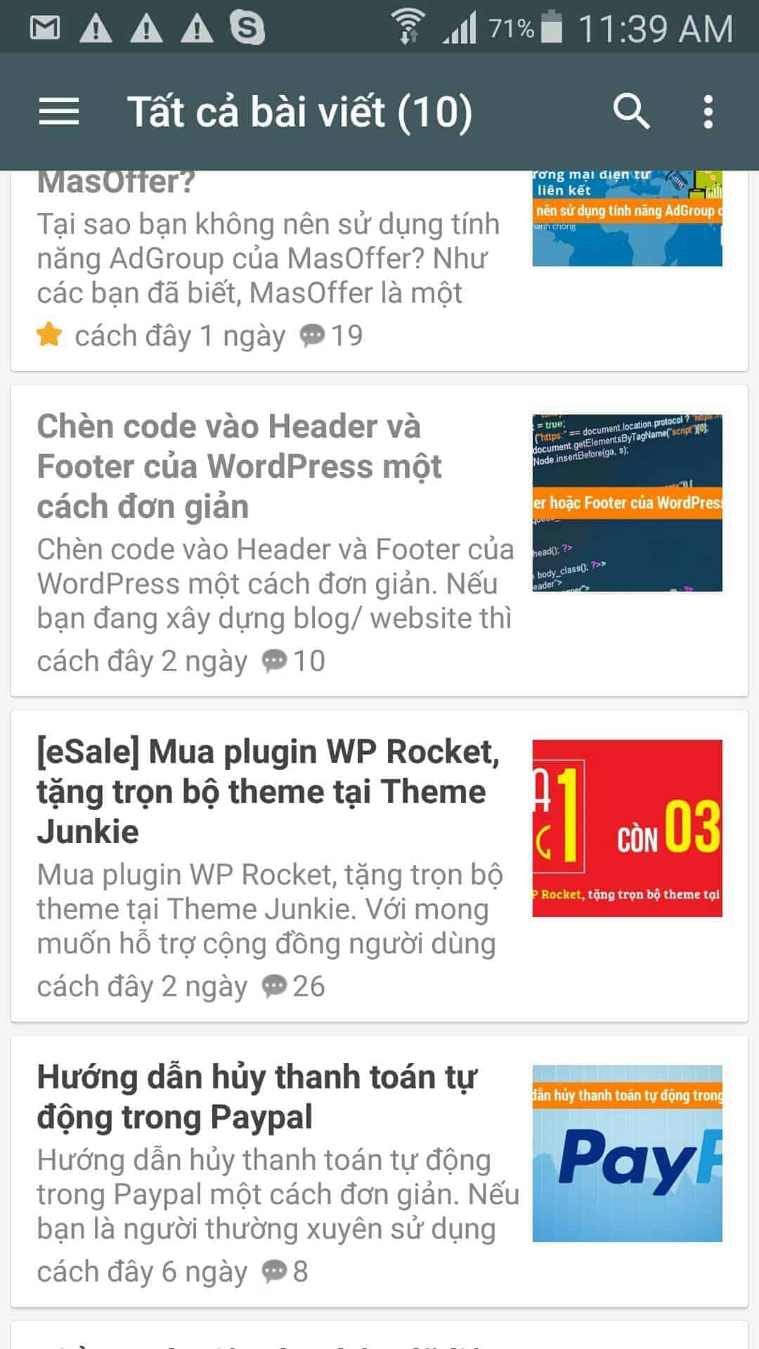 danh-sach-bai-viet-trong-ung-dung-wp-can-ban