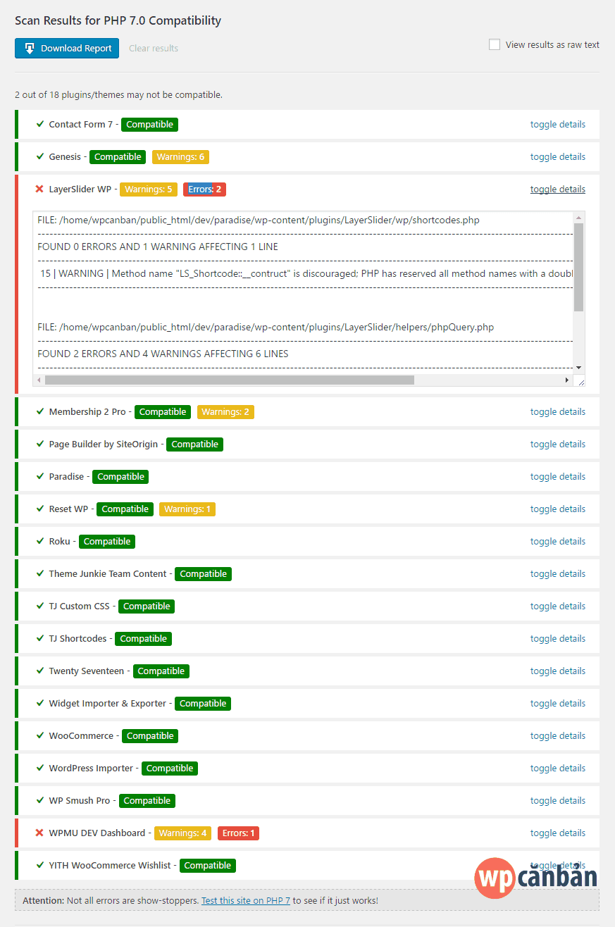 ket-qua-test-kha-nang-tuong-thich-cua-plugin-voi-phien-ban-php