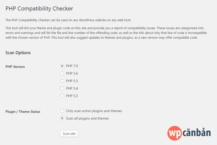 thiet-lap-php-compatibility-checker