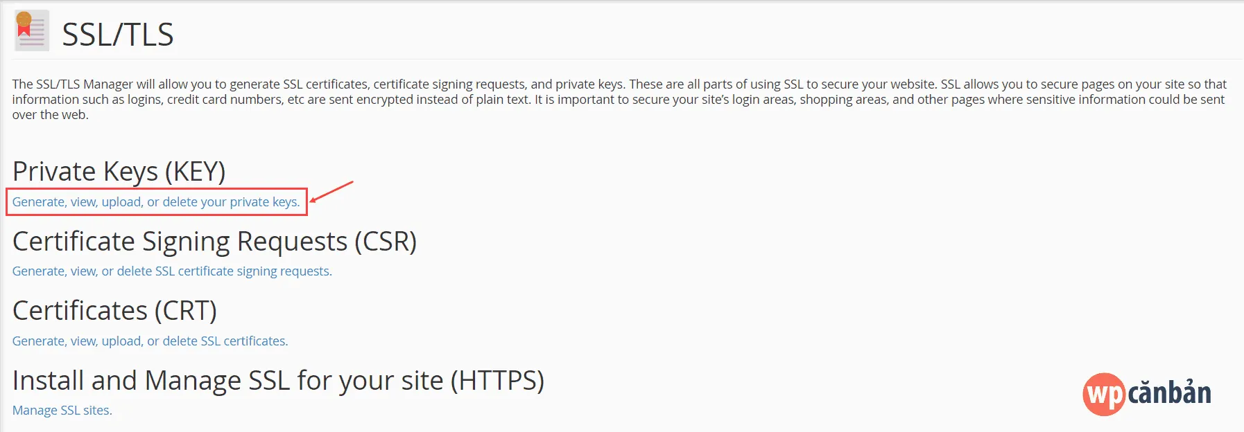 click-vao-muc-generate-view-upload-or-delete-your-private-keys