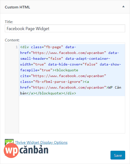 chen-facebook-page-bang-custom-html-widget