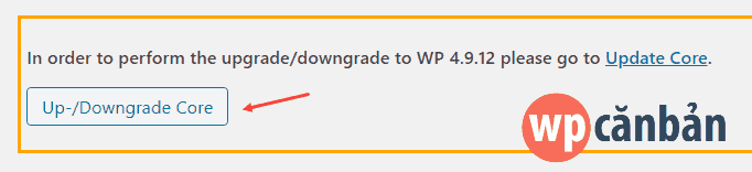 click-vao-nut-up-downgrade-core