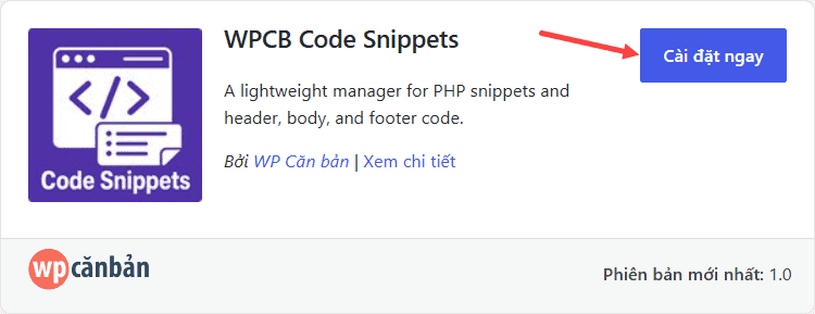 cai-dat-va-kich-hoat-plugin-wpcb-code-snippets