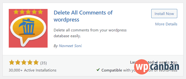 cai-dat-va-kich-hoat-plugin-delete-all-comments-of-wordpress