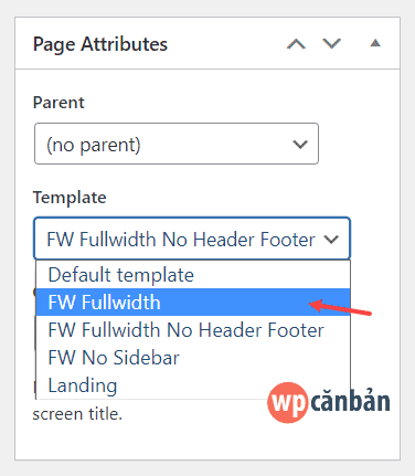lua-chon-template-full-width-trong-classic-editor