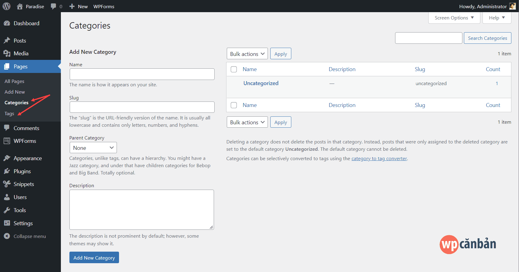 category-va-tag-cho-page-trong-wordpress