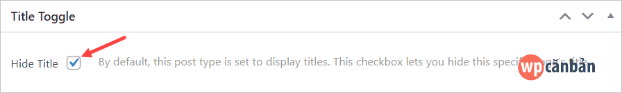 an-tieu-de-trang-hoac-bai-viet-trong-classic-editor