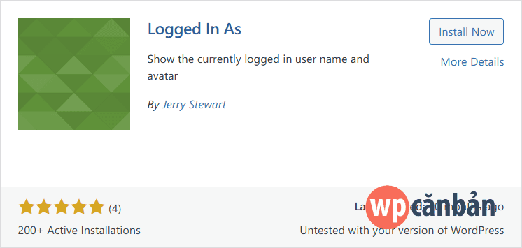 cai-dat-va-kich-hoat-plugin-logged-in-as